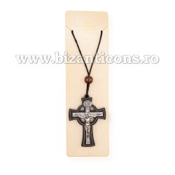 24-227 cruce lemn - metal mare 5,5x8 cm 6/set