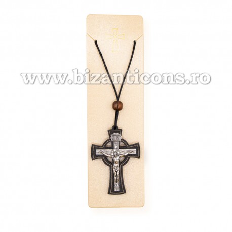 24-227 cruce lemn - metal mare 5,5x8 cm 6/set