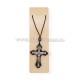 24-228 cruce lemn - metal mare 5,5x8 cm 6/set