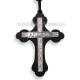 24-228 cruce lemn - metal mare 5,5x8 cm 6/set