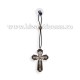 24-229 cruce lemn - metal mare 5,5x8 cm 6/set