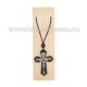24-229 cruce lemn - metal mare 5,5x8 cm 6/set