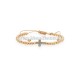 36-165 metanie ata - bile aurii + cruce stras - carton 12/set