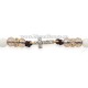 36-169 metanie ata - bile crem + cruce stras - carton 12/set