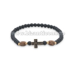 40-409 metanie bile mici - cruce metal stras 12/set