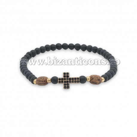 40-409 metanie bile mici - cruce metal stras 12/set