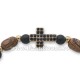 40-409 metanie bile mici - cruce metal stras 12/set