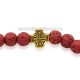40-415 metanie piatra vulcanica - cruce metal 12/set