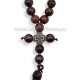 95-50 Metanier 30 bile - 10 mm - Ochi de Tigru ROSU - cruce metal 6/set