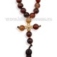 95-52 Metanier 30 bile - 10 mm - Carnelian - cruce metal 6/set