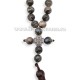 95-54 Metanier 30 bile - 10 mm - Blue Stone - cruce metal 6/set