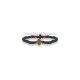 347-18 metanie cerata - bob mic - neagra - cruce metal 10/set 100/pachet