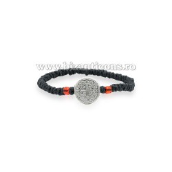 347-13 metanie cerata - bob mic - neagra - cruce metal 10/set 100/pachet