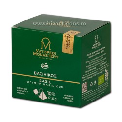 Ceai organic plic 10x1,5 gr - Busuioc - Ocinum basilicum VT 950-50