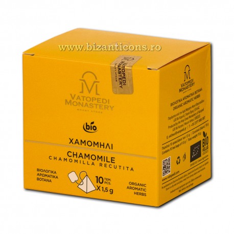Ceai organic plic 10x1,5 gr - Musetel - Chamomilla recutita VT 950-53
