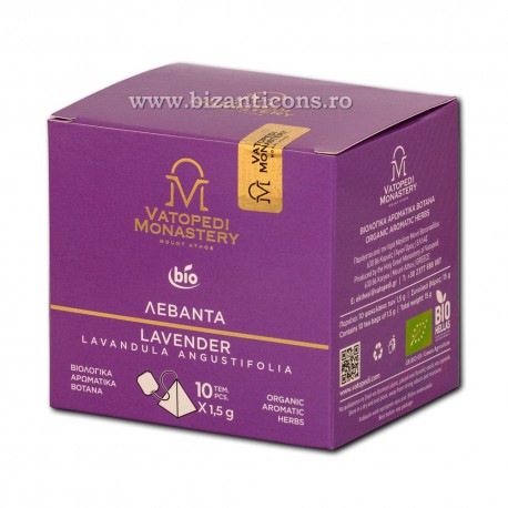 Ceai organic plic 10x1,5 gr - Levantica - Lavandula angustifolia VT 950-54