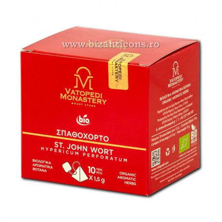 Ceai organic plic 10x1,5 gr - Sunatoare - Hypericum perforatum VT 950-63