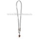 24-180 colier ata + cruce lemn maro - rama metal 12/set