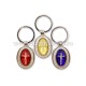 2-81 breloc metal - cruce AU - Inox 12/set