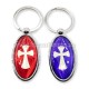 2-83 breloc INOX + cruce 12/set