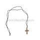 Colier ata - cruce lemn 12/set