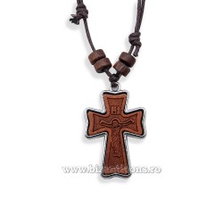 24-74 colier ata + cruce lemn - rama metal 12/set