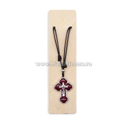 24-115 colier ata + cruce rasina - rama metal 12/set