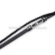 27-211 metanie piele subtire dubla - cruce metal 12/set