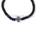 34-703N metanie cerata - bob mic - neagra - cruce metal 12/set