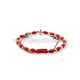 36-75 metanie ata - sticla + metal - cruce stras 12/set