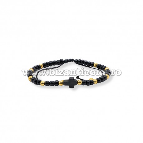 36-110 metanie ata - bile mici sticla + cruce 12/set