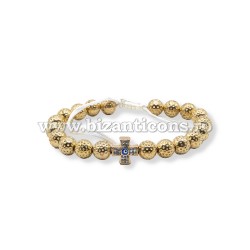 36-144 metanie ata - bile aurii - cruce stras 12/set