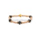 40-340 methane - glass-ring-rhinestone - cross-metal-12/set