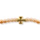 40-340 metanie sticla - inel stras - cruce metal 12/set