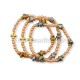 40-340 metanie sticla - inel stras - cruce metal 12/set