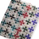 63-1Ag metanie metal argintiu + pietre 3 randuri 12/set