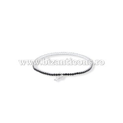 63-30 Metanie 1 rand pietre color + cruce MICA 12/set