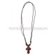 24-86 colier ata + cruce lemn + metal 12/set