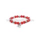 40-331 metanie sticla rosie - metal - cruce metal 12/set