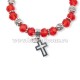 40-331 metanie sticla rosie - metal - cruce metal 12/set