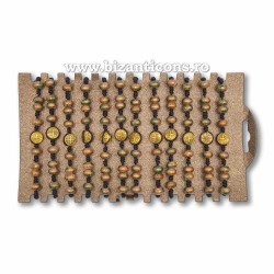 34-282 metanie impletita - bile ceramica + cruce metal - carton 12/set