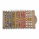 34-283 metanie impletita - bile ceramica + cruce metal - carton 12/set