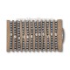 34-288 metanie impletita - bile sticla + cruce metal - carton 12/set