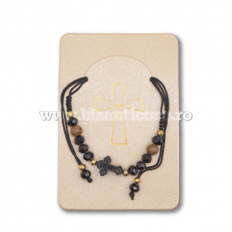 36-157 metanie ata - sticla + cruce lemn - carton 12/set
