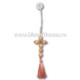 50-65 medalion auto - bila pietre 12/set
