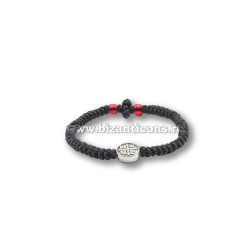 347-14N metanie cerata - bob mic - neagra - cruce metal 10/set 100/pachet