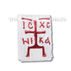4-18R cruce rosie ICXC NIKA - adeziv 5x7 - 12/set