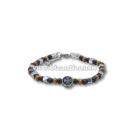 5-250 metanie bile INOX - lemn + cruce 12/set