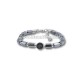 5-252 metanie bile INOX - hematit + cruce 12/set