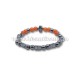 14-57 metanie hematit + sticla + cruce hematit 12/set